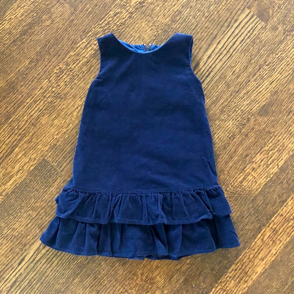EUC Navy Florence Eiseman Dress 3T